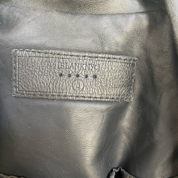 Blank NYC vegan black leather jacket size small - Picture 3 of 7